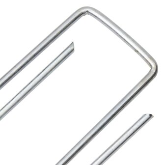 Grondharingen 25 st U-vormig 15x3,5 cm gegalvaniseerd staal 4
