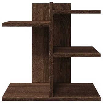 Bureau organiser 42x21,5x42 cm bewerkt hout bruin eikenkleurig 4