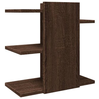Bureau organiser 42x21,5x42 cm bewerkt hout bruin eikenkleurig 6