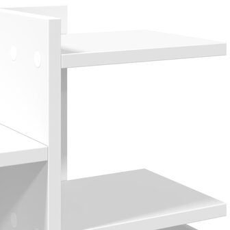 Bureau organiser 49x20x52,5 cm bewerkt hout wit 7