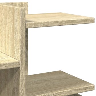 Bureau organiser 49x20x52,5 cm bewerkt hout sonoma eikenkleurig 7