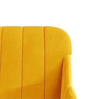 Fauteuil 63x76x80 cm fluweel geel 6