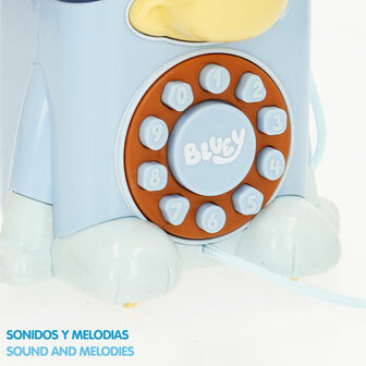 Speelgoedtelefoon Bluey Plastic 16 x 18 x 8 cm (4 Stuks) 6