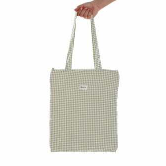 Dames handtas Versa Vichy Groen 40 x 33 cm 1