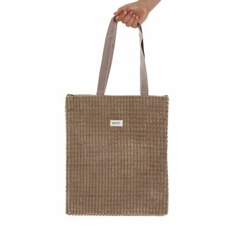 Dames handtas Versa Corduroy Kaki 40 x 33 cm 1