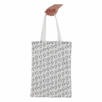 Dames handtas Versa 36 x 48 x 36 cm Katten 2