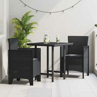 Tuinstoel 2 pcs Antraciet 53 x 49 x 85 cm PP 1