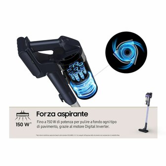 Steelstofzuiger Samsung VS15A6031R4/ET 150 W 8
