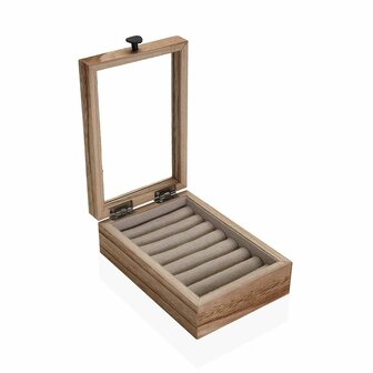 Juwelenkistje Versa Paulownia hout 19 x 6 x 12 cm 2