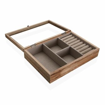 Juwelenkistje Versa Paulownia hout 19 x 11,8 x 18 cm 2