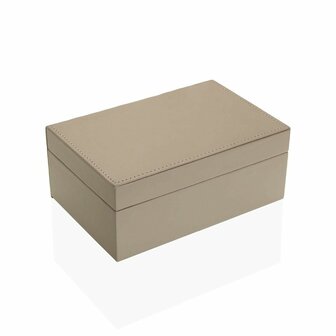 Juwelenkistje Versa Beige 13,5 x 8 x 20,5 cm 2