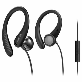 Sports hoofdtelefoon Philips Zwart 1