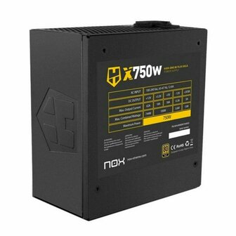 Stroomvoorziening voor Gaming Nox-Xtreme Hummer X750W ATX 750 W 80 Plus Gold 3