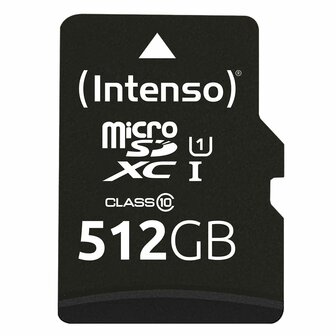 Micro SD kaart met adapter INTENSO 3423493 512 GB 8