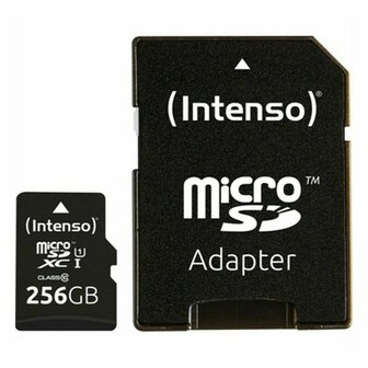 Micro SD kaart met adapter INTENSO 3423492 256 GB 2