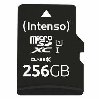 Micro SD kaart met adapter INTENSO 3423492 256 GB 4