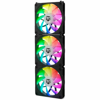 Case fan Nox-Xtreme Easy Link &Oslash; 12 cm (3 Stuks) 1