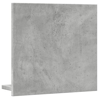 Badkamerspiegelkast 40x11x37 cm bewerkt hout betongrijs 6