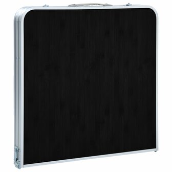 Campingtafel inklapbaar 120x60 cm aluminium grijs 5