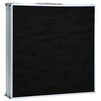 Campingtafel inklapbaar 180x60 cm aluminium grijs 5