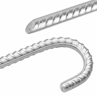 Tentharingen 12 st &Oslash;12 mm 41,5 cm gegalvaniseerd staal 4