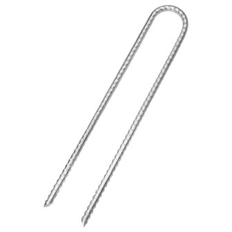 Tentharingen 6 st U-vormig &Oslash;7 mm 30 cm gegalvaniseerd staal 3