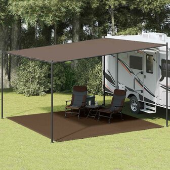 Tenttapijt 400x400 cm bruin 1