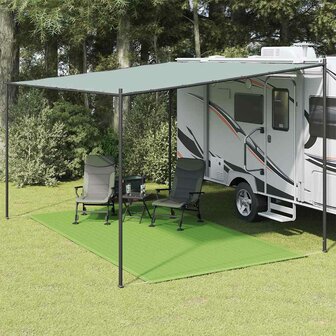 Tenttapijt 250x350 cm HDPE lichtgroen 1