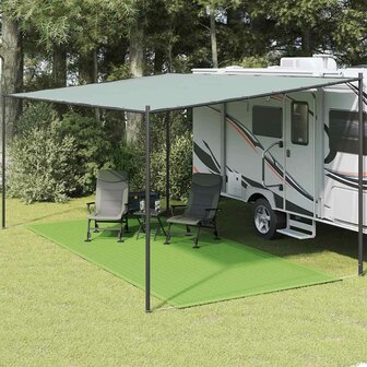 Tenttapijt 250x600 cm HDPE lichtgroen 1