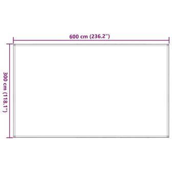 Tenttapijt 300x600 cm HDPE lichtgroen 7