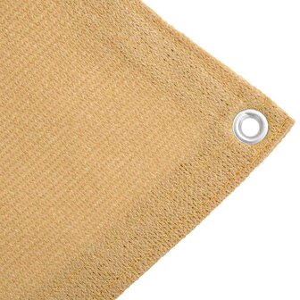 Tenttapijt 250x350 cm HDPE zandkleurig 4