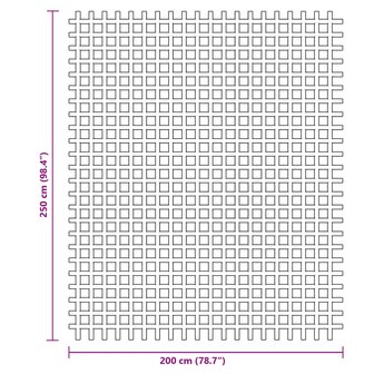 Tenttapijt 2,5x2 m antracietkleurig 7