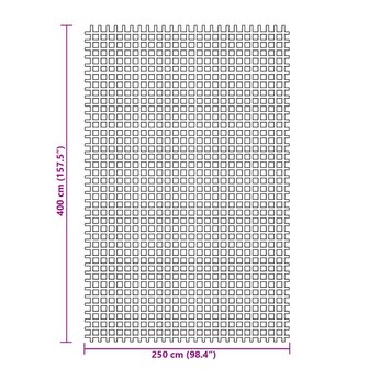 Tenttapijt 4x2,5 m antracietkleurig 7