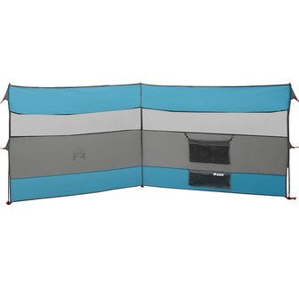 Windscherm camping waterdicht 340x130 cm blauw 6