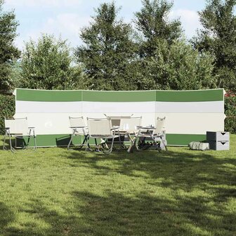 Windscherm camping waterdicht 508x130 cm groen 3