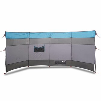 Windscherm camping waterdicht 366x152x152 cm blauw 2