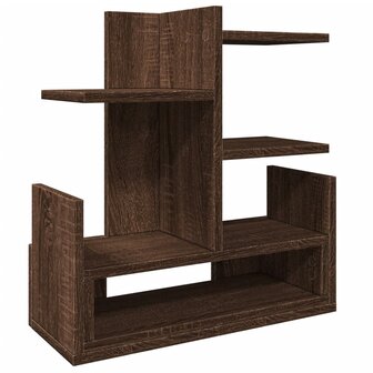 Bureau organiser 49x20x52,5 cm bewerkt hout bruin eikenkleurig 2