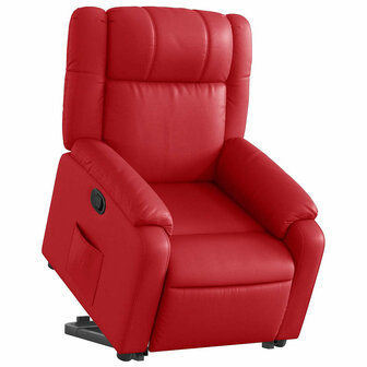Sta-op-stoel kunstleer rood 3
