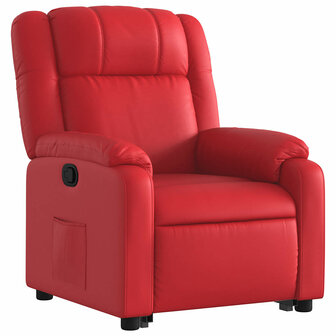 Sta-op-stoel kunstleer rood 4