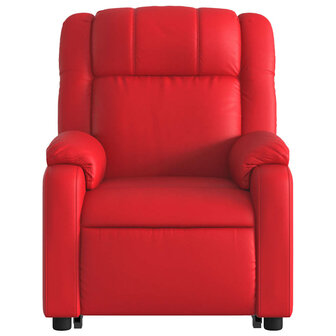 Sta-op-stoel kunstleer rood 9