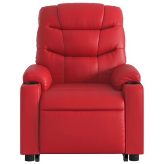 Sta-op-stoel kunstleer rood 9
