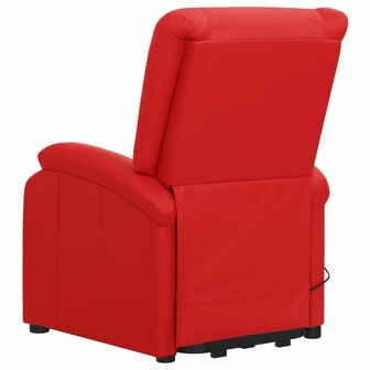 Sta-op-stoel kunstleer rood 5