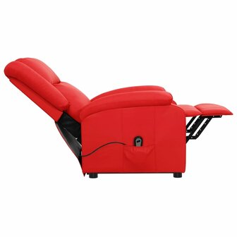 Sta-op-stoel kunstleer rood 6