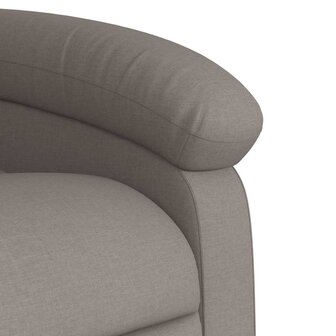 Massagestoel verstelbaar stof taupe 9