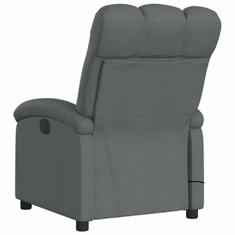 Massagestoel verstelbaar stof donkergrijs 7