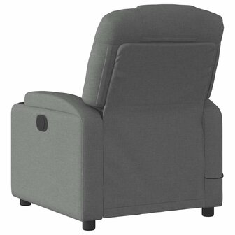 Massagestoel verstelbaar stof donkergrijs 7