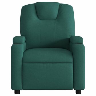 Massagestoel verstelbaar stof donkergroen 4