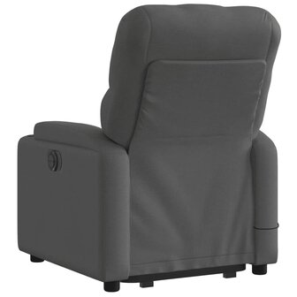 Sta-op-massagestoel verstelbaar stof donkergrijs 5