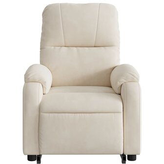 Sta-op-massagestoel verstelbaar microvezelstof beige 9