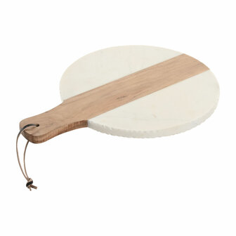 Snijplank Home ESPRIT Wit Natuurlijk 30 x 40 x 2 cm 41 X 31 X 2 CM 1